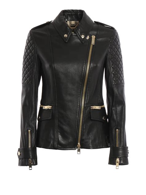 burberry lederjacken damen|Burberry Leather Jackets for Women .